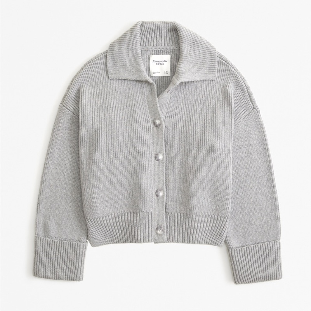 Abercrombie & Fitch Collared Cardigan